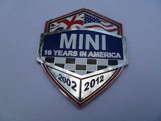 Mini Cooper S Clubman Countryman Emblem 10 Year Anniversary in America