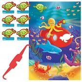 Deep Sea Dolphin Submarine Fish Crab Party Game 2 12 Players