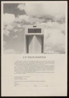 1974 Klipsch La Scala stereo speaker photo print ad