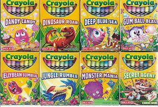 Crayola Crayon Target Exclusive Pick Your Pack 8 Pack sets Rare and