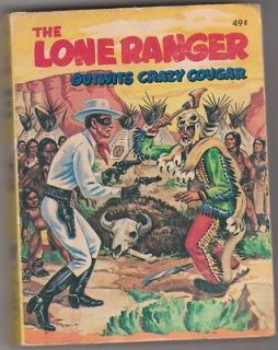 THE LONE RANGER   OUTWITS CRAZY COUGAR 
