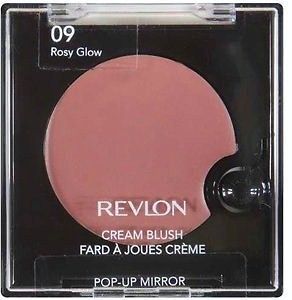 Revlon Cream Blush with Pop up Mirror # 09 Rosy Glow! HTF! New Sealed!