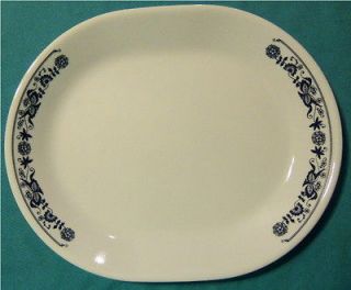 Corelle Old Town Blue Onion 12.25 Inch Oval Platter