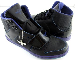 Creative Recreation Shoes Cesario Mid Black/Purple/A qua Sneakers Size