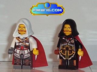 Custom LEGO assassins creed II: Ezio White and Black #035C