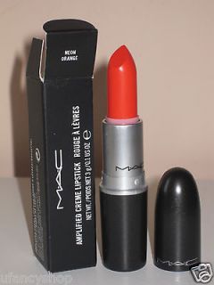 Authentic MAC Cosmetics Amplified Creme Lipstick   * NEON ORANGE