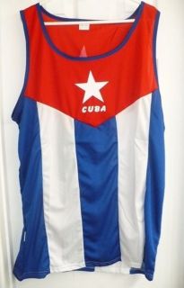 CUBA TANK TOP FLAG ON BOTH SIDES
