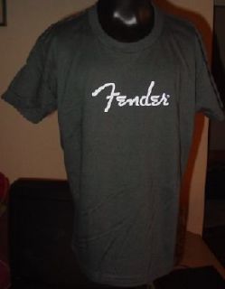 FENDER GUITAR Logo LADIES Tee Shirt by DaVinci Size Medium MINT NEW