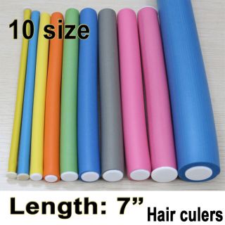 20pcs new hair curler makers soft foam hair rollers bendy twistee