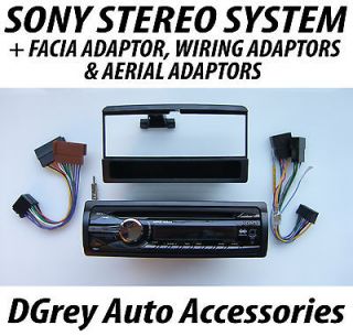 FORD FOCUS MK1 (98 05)   SONY STEREO SYSTEM + Facia, Wiring & Aerial