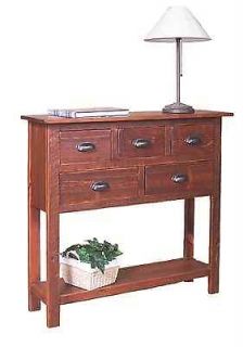 NEW AUTHENTIC PINE WOOD CUMBERLAND SIDEBOARD TABLE BUFFET MADE IN USA