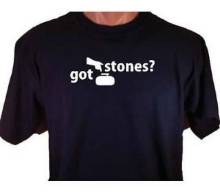 Got Stones? Ice Curler Curling T Shirt