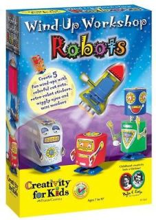 Wind Up Workshop Robots Kit   Creativity for Kids NEW Stocking Filler