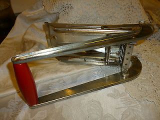 Vintage Red Handle French Fry Fries Cutter The Villa Potato Chipper
