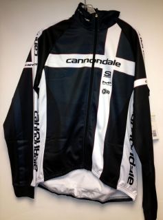 CANNONDALE X LE. Winter CYCLING JACKET in Black / White. Windproof