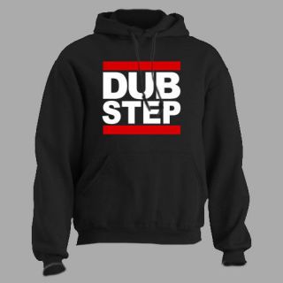 NEW ~ DUB STEP HOODIE ~ dubstep run hip hop rap hooded dmc sweatshirt