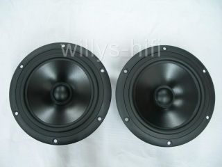 Peerless M16NH 185mm hifi bass speaker woofers NOS 4ohm