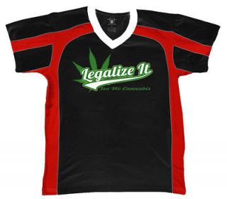 Legalize It Weed Design Sport Mens V neck shirtSmoke Peter Tosh