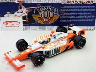 Dan Wheldon #98 Bryan Herty carsport indy 500 winner 2011 118