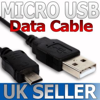 PC LAPTOP MAC MICRO USB DATA SYNC TRANSFER CABLE CHARGER LEAD WIRE