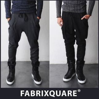 FX Homme Ricky Double Pocket Drop Crotch Baggy Sweat Pants at