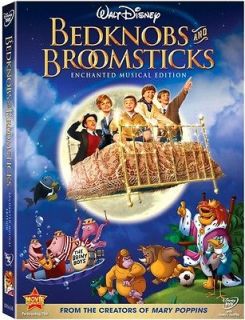 DISNEY   BEDKNOBS AND BROOMSTICKS   ENCHANTED MUSICAL ED   DVD SHIPS