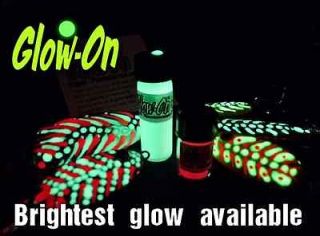Glow in the dark Orange/Green paint for gun sights or fishing lures