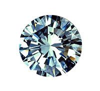 Color SI1 Round Brilliant Natural Loose Diamond For Ring 1.51mm