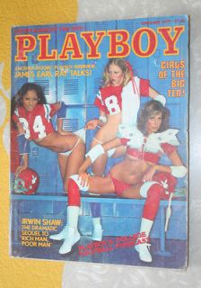 Playboy Sept 1977 Girls of the Big 10 Football James Earl Ray