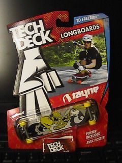 Tech Deck Longboards Rayne with poster TD Freeride 2013 Set MIB