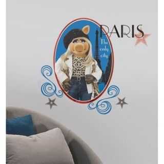 MISS PIGGY MURAL wall stickers 9 decals DISNEY room decor PARIS