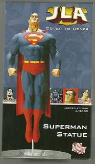 JLA COVER TO COVER SUPERMAN STATUE DC DIRECT LIMITED EDITION OF 3000 J
