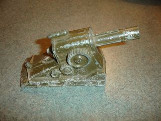 ANTIQUE BRASS CANNON ASHTRAY OR DISH
