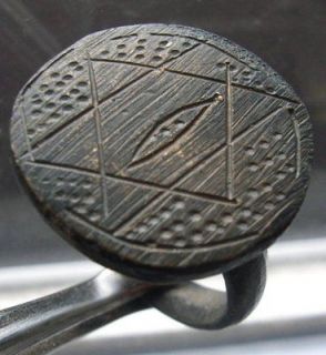 Ancient Roman Rings & 1 Roman Coin Medieval to Ancient, Star Of David