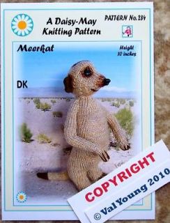 KNITTING PATTERN with DRESSING GOWN BY DAISY MAY 10ins PAT NO. 284