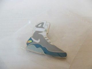 To The Future Nike Mag Pin Badge Shoe Sneaker Trainer McFly Delorean