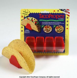 TacoProper™ taco holder 4PK UNBROKEN tacos every time