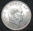 DENMARK 1961 5 Kroner * AUTHENTIC Old World Coin ~ RARE Dbl Die ERROR