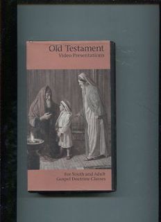 Old Testament Video Presentations For Youth And Adult Gospel VHS OOP