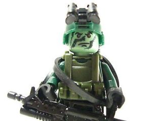 Lego custom Marine Navy Seal Army Delta trooper Jungle Soldier DARK