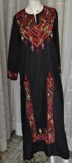 Hand Stitched Egyptian Bedouin Caftan Abaya Dress #5
