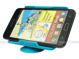 Blue Desktop Landscape Stand Phone Holder for Cell Mobile Smartphone