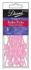 Diane 3 Roller Picks 50 Pack Pink 1108