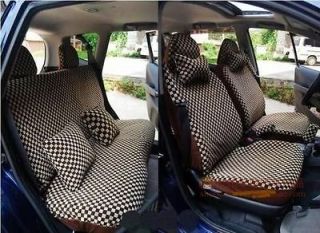 10pc Universal Grid pattern Car seat cover seat QA1