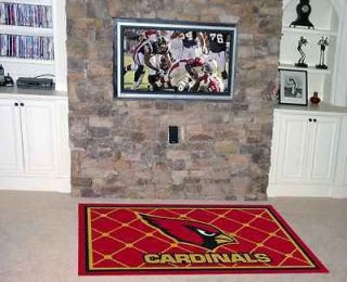 Cardinals NFL 4 x 6 Decorative Plush Area Rug Floor Mat by Fan Mats