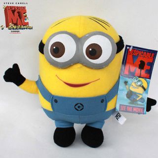 Despicable Me Minion 3D Eye Plush Toy Stuffed Animal Doll 22CM Dave
