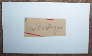 Dom Dimaggio signed cut   Red Sox 1940s 50s