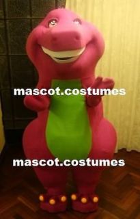 Mascot Purple Dino / Professional Costume Adult barney Sz. 5 9