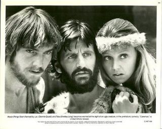 Ringo Starr Dennis Quaid Shelley Long in Caveman 1981 vintage movie