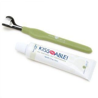 Cain & Able Kissable Toothbrush Toothpaste Pet Dog NEW